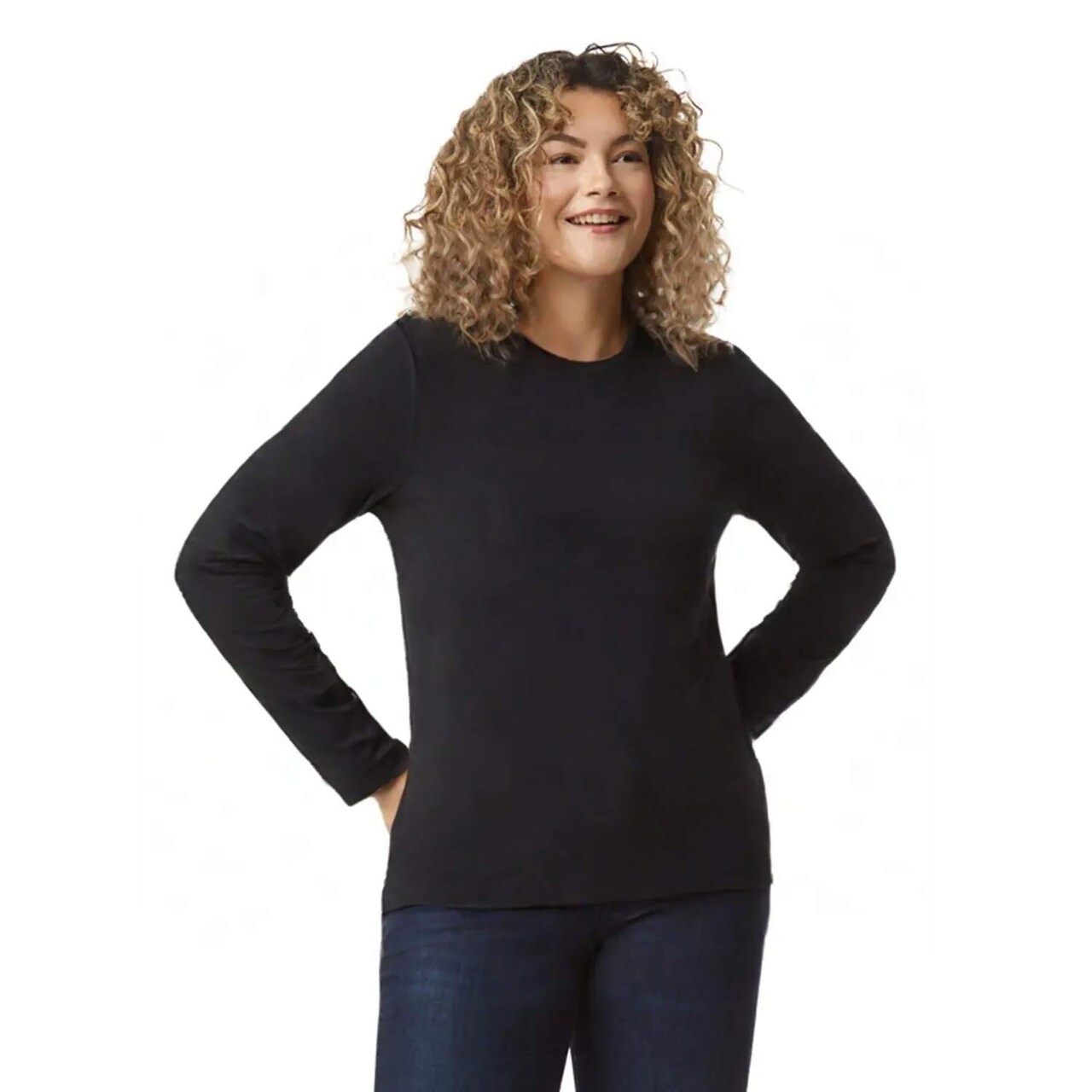 Gildan Unisex Softstyle Long Sleeve Crewneck T-Shirt for Everyday Wear & Custom Printing
